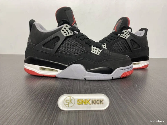 One Kick 4 Bred  Retro 3865 308497- Practical Jordan 1025